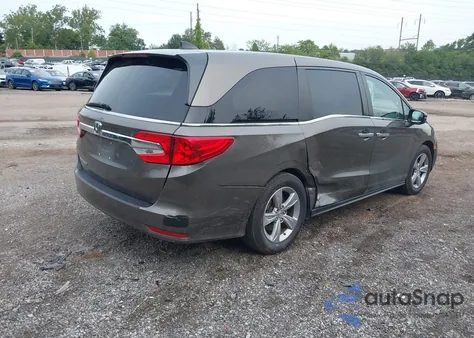 2019 Honda Odyssey Ex z USA, uszkodzony, nr VIN 5FNRL6H59KB031334